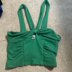 Urban outfitters green crop top